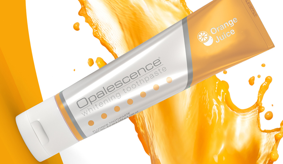 New Flavor Orange Juice Toothpaste